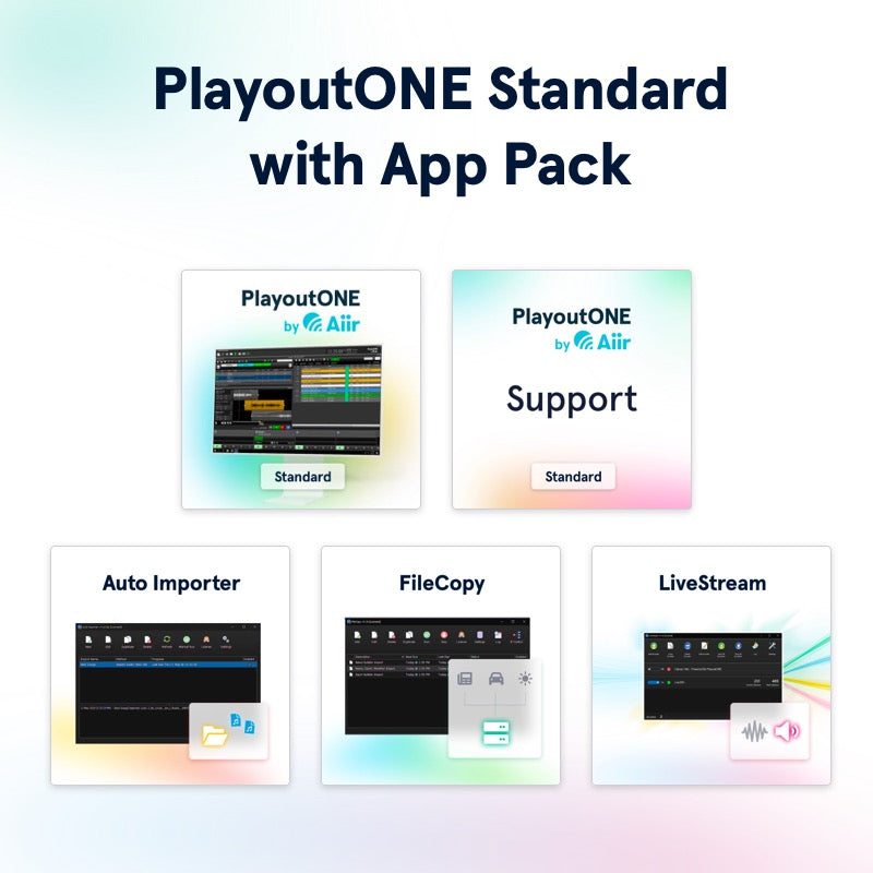 PlayoutONE Standard with App Pack